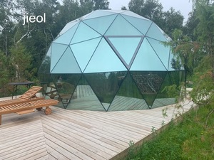 Latest Multi-Person High Windproof Waterproof Glass Dome <b>Tent</b> Aluminum Wood Fabric <b>for</b> Outdoor <b>Garden</b> Camping Geodesic Dome - Product Image 4