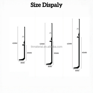Profilo Battiscopa in Alluminio di Qualità, Montaggio a Filo, Nascosto, con Finitura Shadow Gap - Product Image 2
