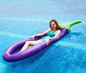 Aubergine violette Air hamac <span class=keywords><strong>matelas</strong></span> <span class=keywords><strong>plage</strong></span> Sport aquatique piscine gonflable flotteurs pour adultes lit d'air gonflable - Product Image 4