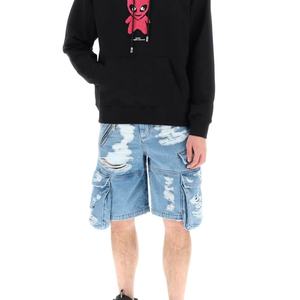 ShanLai - Jeans Holgados Desgastados 100% Algodón/Shorts de Mezclilla de Diseño Personalizado para Hombre - Product Image 2