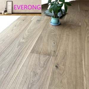 <span class=keywords><strong>EV</strong></span> Interior Design Plancher en bois massif à trois couches au fini noyer noir Matériau en teck Texture claire délicate Couleur douce et chaude - Product Image 1