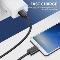 Kabel USB 3.0 ke Micro B Tahan Lama dan Kecepatan Tinggi untuk Transfer Data Hard Disk Kamera, Pengisian Cepat, dan Catu Daya Perangkat Seluler