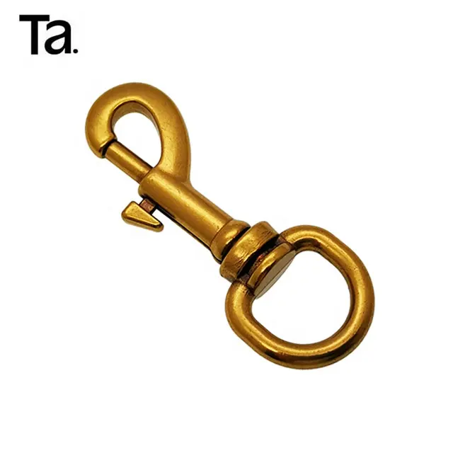 TANAI Kim Loại Xoay Snap Hooks Thời Trang Brass Kẽm Hợp Kim Snap Hook Bag Clip Xoay Cho Túi Xách Dog Leash Phù Hợp