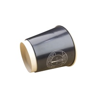 Vente en gros de 500 pièces/paquet de gobelets en papier à double paroi isolés thermiquement en carton blanc jetables pour café et boissons chaudes