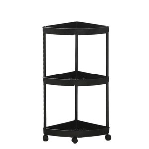 Étagère d'angle multi-niveaux en plastique, 3 niveaux, pour salle de bain, cuisine, maquillage, étagère mobile pour usage domestique - Product Image 2