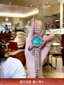 นาฬิกาข้อมือผู้หญิงหรูหรา Mermaid ขนาด 30 มม. ตัวเรือนทรงสี่เหลี่ยม ระบบควอตซ์ ประดับเพชร ดีไซน์หางปลา สายสแตนเลส - Product Image 5