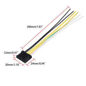 Faisceau de câblage de feux arrière Peugeot 206 207 307 308 1007 2008 1606248780 12V Isolation PVC - Product Image 2