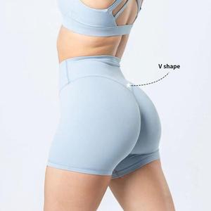 Tùy Chỉnh Tác Động Thể Thao Phòng Tập Thể Dục Thể Thao Chạy Quần Short Cao Eo Thoáng Khí Nén Biker Yoga Quần Short Thể Thao Cho Phụ Nữ - Product Image 1