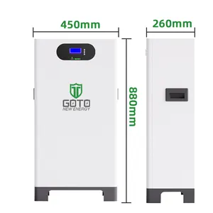 48v300ah Batterij Bank Vloer Gemonteerde Zonne-Energie Opslag Lithium-Ion Batterij 48V 100ah 200ah 300ah 10kwh 20kwh Lifepo4-batterij