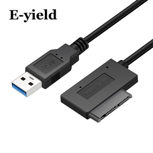 E-Yield <b>Usb</b> <b>To</b> Micro Sata <b>Cable</b> For Ssd Hard Drive Data Transfer 3.0 Interface Black - Product Image 1