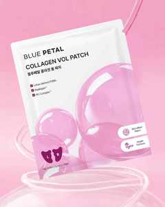 Parches de Microfibra con Colágeno Bluepetal, 10g, 2 Parches, 10 Unidades, Cuidado Reafirmante Antienvejecimiento para el Contorno de Ojos y Líneas de Expresión - Product Image 1