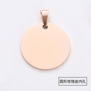 कस्टम लोगो 2 शैली छेद 4 रंग मढ़वाया स्टेनलेस स्टील अंडाकार और गोल आकार कुत्ते टैग - Product Image 5