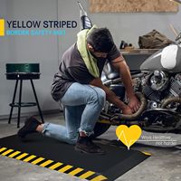 Tapis anti-fatigue CR industriel, tapis de sol ergonomique pour le travail en position debout - Soutien de sécurité pour les douleurs aux jambes et au dos