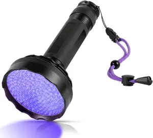 128 LED Ultraviolet Blacklight 395NM Detector For Dog Urine For Dog/Cat Urine Dry Stains Bed Bug 128 UV LED Flashlight