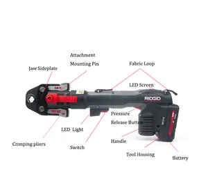 RIDGID318 strumento di stampa della batteria per tubi in rame PEX-pipe strumenti di crimpatura raccordi per tubi idraulici