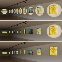 Série KP 4855A-C 55 °   Objectif de projecteur à LED fixe haute résolution pour gobo optique à bords nettes, idéal pour l'éclairage des musées et des galeries