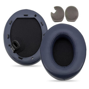 Almohadillas de repuesto de cuero de piel de cordero a precio de fábrica, almohadillas para <span class=keywords><strong>SONY</strong></span>, auriculares, auriculares, espuma con cancelación de ruido - Product Image 2