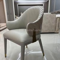 Ensembles de tables à manger italiennes de couleur blanche, 6 chaises de luxe, ensemble de table à manger moderne en marbre