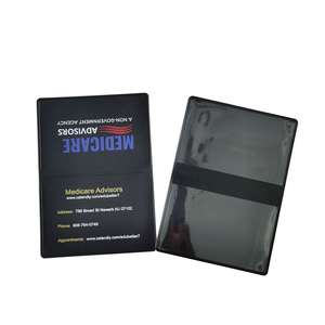 Funda Protectora Delgada Personalizada de PVC para Tarjetas de Visita, Boletos de Lotería, <span class=keywords><strong>Seguro</strong></span> de Auto, Funda de Vinilo Plástico para Guardar Tarjetas de Crédito - Product Image 5