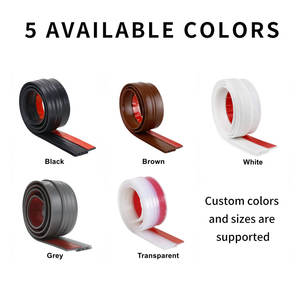 HYA insonorizzato Weather Stripping forte adesivo porta Sweep Draft Stopper sotto la guarnizione della porta per <span class=keywords><strong>porte</strong></span> <span class=keywords><strong>e</strong></span> <span class=keywords><strong>finestre</strong></span> esterne - Product Image 3