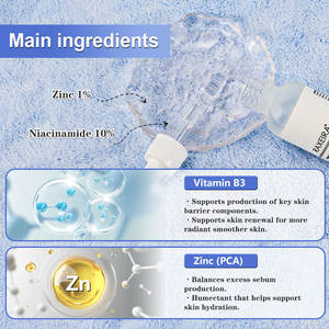 Sérum Facial de Gran Venta al por Mayor para Reducir Poros, Blanquear y Antienvejecimiento, Contiene <span class=keywords><strong>10</strong></span>% de Niacinamida y <span class=keywords><strong>Zinc</strong></span> - Product Image 4