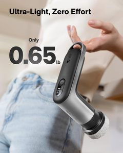 HOTO Spazzola Elettrica Rotante Senza Fili per Pulizia Bagno, Cucina, Piastrelle, Doccia, IPX7 Impermeabile, Leggera - Product Image 6