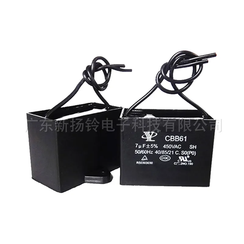 MKP Capacitors Film Capacitor Cbb61 7uf 450V Motor Air Conditioner