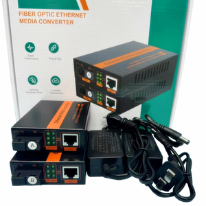 10/100M 1310nm/1490nm/1550nm RJ45 Gigabit <b>Ethernet</b> Fiber Optic Media Converter 10 mbps - Product Image 3