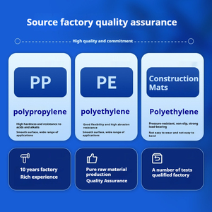 Rẻ Hơn Mô Hình Kim Cương HDPE Mật Độ Cao PE Không Thấm Nước Trọng Lượng Nhẹ Mặt Đất Bảo Vệ Đường Mat Tùy Chỉnh Cắt Cho Xây Dựng - Product Image 4