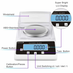 <span class=keywords><strong>Balanza</strong></span> analítica electrónica Hochoice 500g 0.001G <span class=keywords><strong>Balanza</strong></span> de precisión para uso en laboratorio - Product Image 3