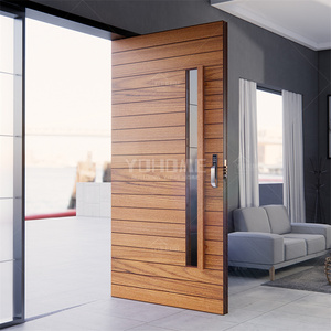 Porte d'Ingresso Principali in Legno di Alta Qualità Francese con Campanello per Casa, Porte in Legno, Porte per Villa, Porte Esterne per <span class=keywords><strong>la</strong></span> Casa - Product Image 3