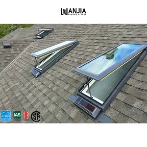 Eficiencia energética Ventanas acústicas de doble acristalamiento Ventanas de techo eléctricas Tragaluces esmaltados de aluminio - Product Image 1