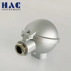 HACホットセールダイキャストアルミニウム熱電対ヘッドDAN (DANA) 耐油性ラバーシール付きフリップトップタイプスナップロック付き