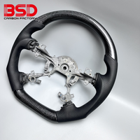 Volant sport en fibre de carbone et cuir BSD pour Mitsubishi Pajero IV/V97/V93 Montero (2006-2021)
