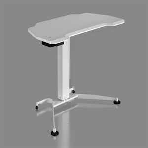 Hiện Đại Ergonomic Xách Tay Máy Tính Xách Tay Bảng Giỏ Hàng Với Không Dây Sạc Kim Loại Khung Có Thể Điều Chỉnh Chiều Cao Bàn Bánh Xe Cho Nhà Văn Phòng - Product Image 4