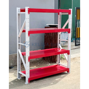 Étagère de rangement en acier de haute qualité Système d'étagères d'entrepôt industriel d'approvisionnement direct d'usine Étagère de rangement en métal durable - Product Image 1