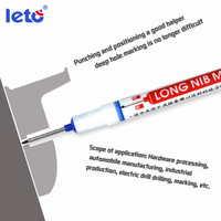Marqueur Indélébile à Pointe Longue de 20 mm pour Trous Profonds, Résistant à l'Eau, pour Bois et Métal