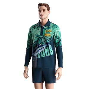 Camiseta Polo de Pesca UPF50+ de Secado Rápido, Tejido Transpirable y Duradero, Esencial para Pesca Deportiva - Product Image 2