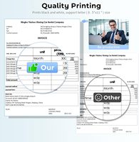 Printer Portabel mesin cetak dokumen termal Phomemo M08F A4 Printer termal portabel untuk perjalanan kontrak bisnis