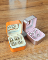 Mini écouteurs sans fil portables à clip d'oreille avec affichage numérique, commande tactile, suppression du bruit ENC, appels clairs pour la conduite
