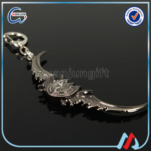 Móc Khóa Súng Mini Chất Lượng Cao Móc Khóa Mũi Tên Nơ Móc Khóa Kiếm Dao Kim Loại - Product Image 4