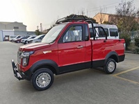 Camioneta Eléctrica de Lujo Changli 2024 con Volante a la Izquierda, Gran Oferta, Camioneta Eléctrica Mini de Cuero Multifunción Automática Hidráulica Oscura de China