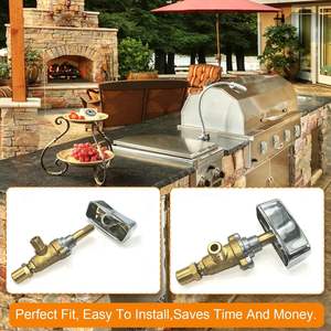 Perilla de control de válvula de gas en forma de D de acero inoxidable para parrilla de horno y estufa, uso doméstico - Product Image 4