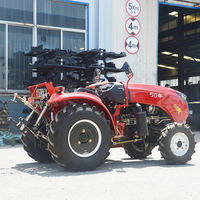 Chinois 60hp Compact Petit Tracteur Mini Ferme Jardin 4X4 Roue 4WD Tracteurs