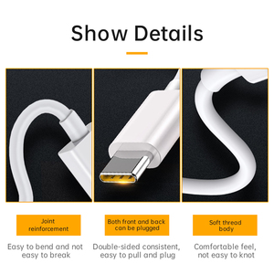 Câble de charge rapide Super Flash 80W <span class=keywords><strong>65W</strong></span> Type-C USB Type C 6.5A pour OPPO SUPERVOOC Reno8 Reno9 Reno10 Pro+ K10 Find X5 X6 Pro - Product Image 4