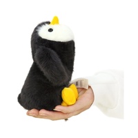 Peluche Série Sunrise Palm Lying Flat, Pingouin, Chien, Dinosaure, Compagnon et Doudou pour Enfants, Rembourrée en Coton PP, Cadeau de Fête pour