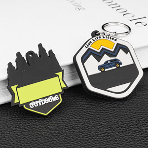 High Quality Custom 3D <b>Anime</b> PVC <b>Keychains</b> Cool Cartoon Soft Rubber Keyring Personalizados Keyring - Product Image 2