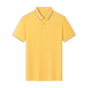 Camisa Polo para Hombre, Manga Corta, Azul Marino, Color Sólido, Poliéster, Ropa de Trabajo, Uso Diario - Product Image 4