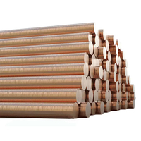 Ventes directes d'usine de tiges carrées/rondes en cuivre de Chine expédiées aux États-Unis Tailles personnalisées disponibles.