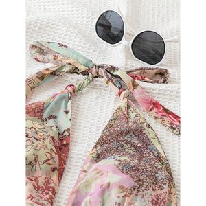 Robe d'été courte pour femme, dos nu, asymétrique, taille empire, style bohème décontracté, idéale pour les vacances à la plage - Product Image 4